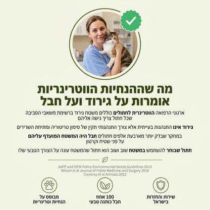 מה שההנחיות הווטרינריות אומרות על גירוד ועל חבל